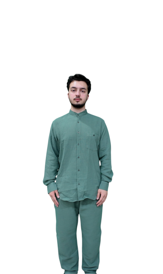 Erkek Müslin Takım (Yeşil)