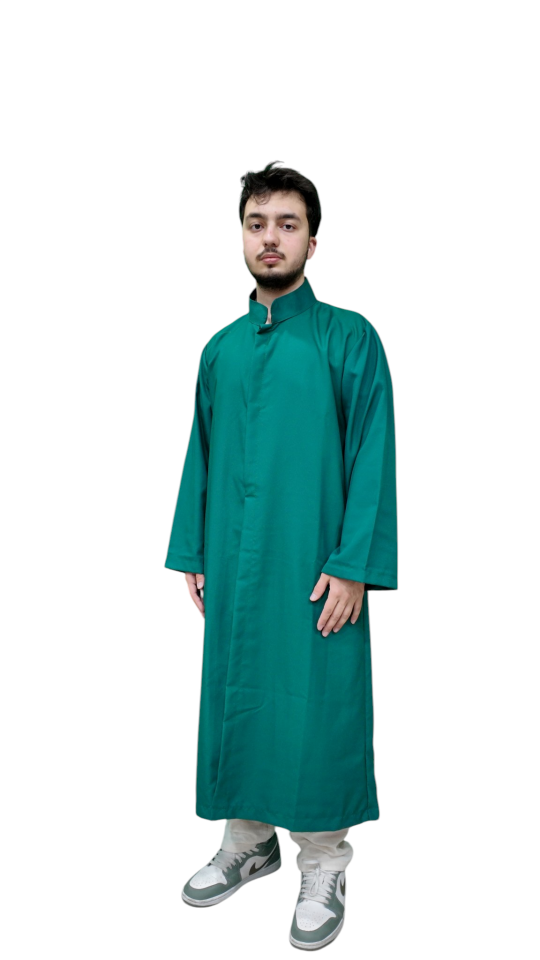 Buhara Yaka Cübbe (Yeşil)