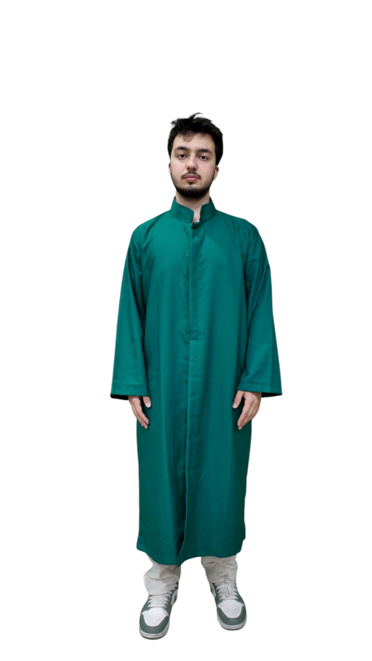 Buhara Yaka Cübbe (Yeşil)